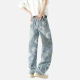 Y2K Elevated Graffiti Baggy Denim Jeans