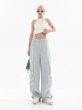 Light Blue Cargo Jeans
