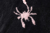 Gothic Oversized Knitted Spider Casual Cardigan