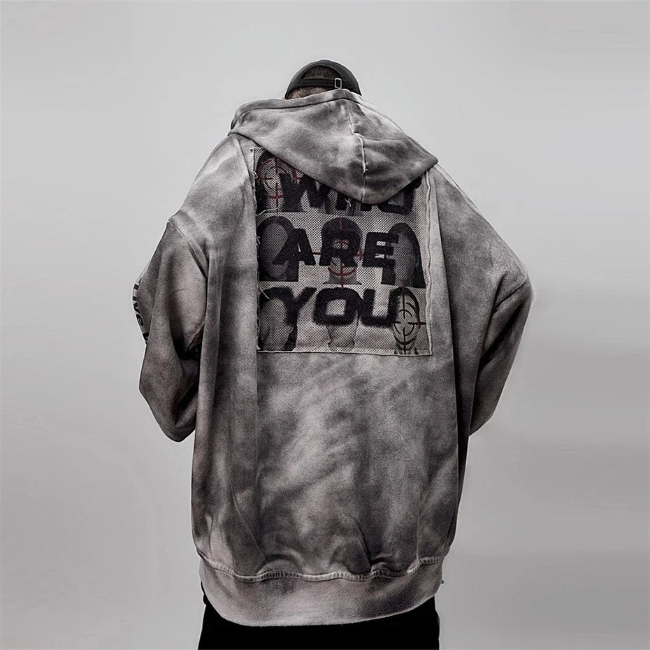 Stylish & Snug Tie Dye Oversized Hooded Sweatshirt