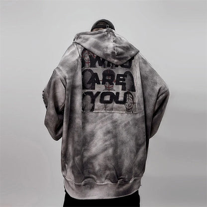 Stylish & Snug Tie Dye Oversized Hooded Sweatshirt