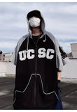 Streetwear Oversized Hip Hop Hooded Sweatshirt