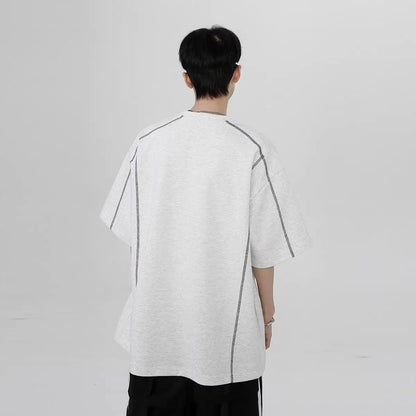 Streetwear Breathable American Black Short Sleeve T-Shirt