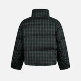 Warm Plaid Double Sided Down Puffer Jacket