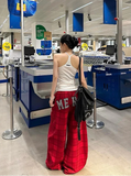Y2K Chic American Style Star Graffiti Wide Leg Jogger