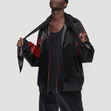 High Street American Patchwork Leather Jacket