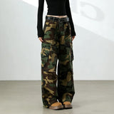 Cleanfit Draped Camouflage Cargo Pants