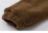 Furry Fleece Zip-up Jacket