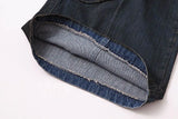 Vintage Ripped Washed Patchwork Denim Jeans
