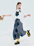 Y2K Floral Patch Loose Fit Summer T-Shirt