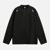Reflective Half-Zip Sun Proof Long Sleeve T-Shirt