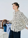 Vibrant Cartoon Print Long Sleeve Shirt
