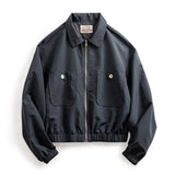 Women Casual Loose Baseball Jacket