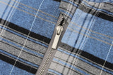 Striped Plaid Long Sleeve Hoodie