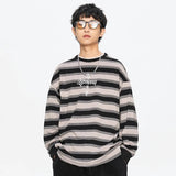 Vintage Striped Gothic Sweatshirt