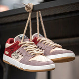 Vintage Flat Graffiti Skateboard Sneakers