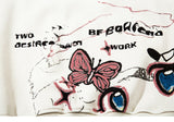 Hipster Graffiti Graphic Hoodie