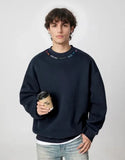 Rainbow Letter Embroidery Crewneck Sweatshirt