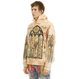 Colorful Retro Birdcage Fleece Hoodie