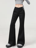 High Waist Full Length Micro Pants
