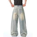 Quality Gradient Oversized Cozy Washed Jeans
