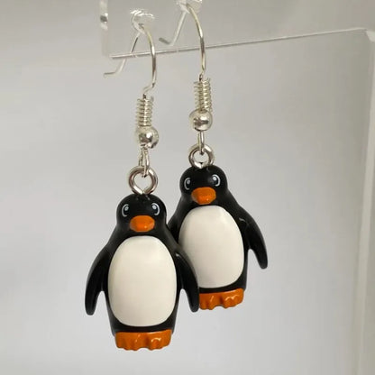 Handmade Cute Penguin Dangle Earring