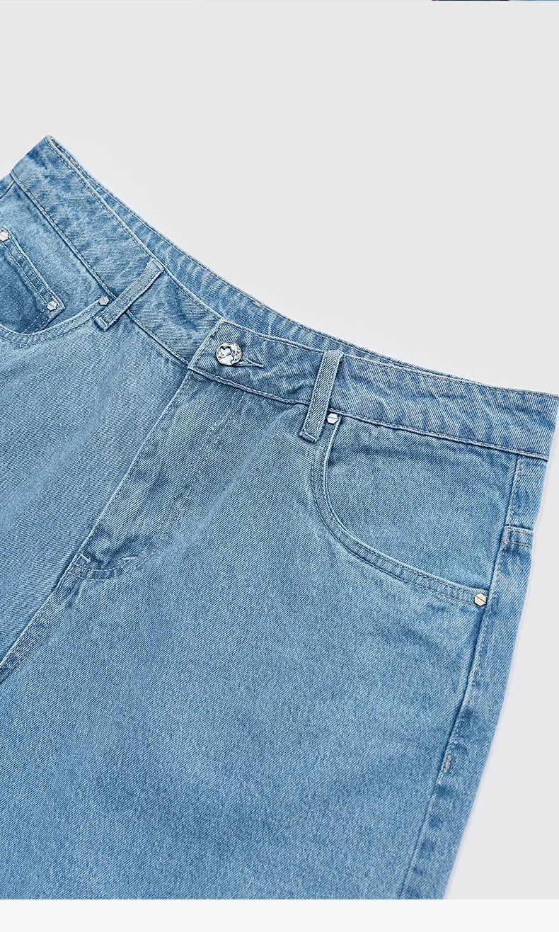 Vintage Washed Denim Jorts
