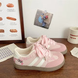 Stylish Embroidered Lace-Up Jogging Sneaker