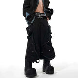High Street Stylish Patchwork Straight Baggy Jorts
