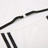 Striped Cyberpunk Cut Out Bodysuit