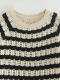 Vintage Striped Knitted Sweater