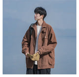 Long-lasting Retro Corduroy Zipper Jacket