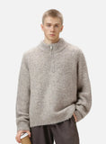 Y2K Cozy Thickened Half Zip Knitted Sweater