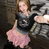 Y2K Kitty Underground Skirt & Top