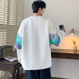 Ghost Letter Illusion Oversized Sweatshirt