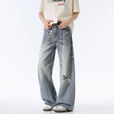 Summer Ripped Hole Wide Leg Jeans