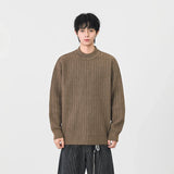 Cozy Ribbed Solid Color Mock Neck Sweater