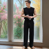 Men's Sleepwear Summer Cotton Short Sleeve Pajama T-Shirt