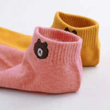 Colorful Breathable Bear Socks