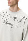 American Splatter Color Block Long Sleeve T-Shirt