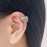 Retro Skull Helix Non-Pierced Earrings