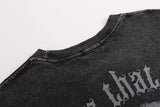 Vintage Skull Skeleton Print T-shirt