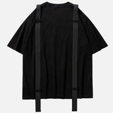 Y2K Oversized Graphic Printed Ribbon T-Shirt
