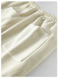 Women's Retro Loose Slit Pockets Skirt
