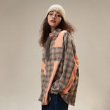 Patchwork Plaid Shirt