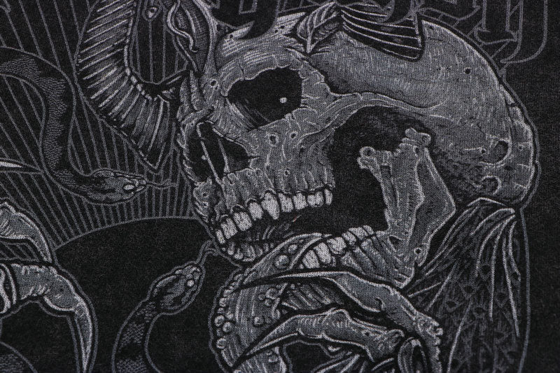 Hungry Demon Print Hoodie
