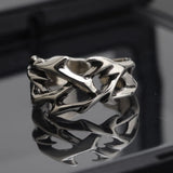 Thorns Stainless Steel Irregularity Gothic Ring