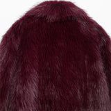 Warm Thick Faux Fur Casaul Woven Coat