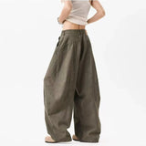 Casual American Silhouette Wide Leg Pants