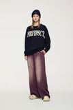 Distressed Lettered Sweater